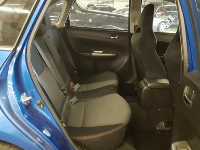 JF1GE76629G513894 - 2009 SUBARU IMPREZA WR BLUE photo 6