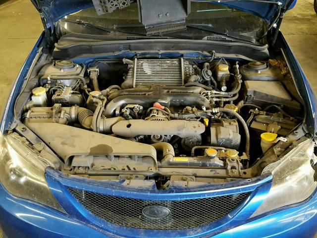 JF1GE76629G513894 - 2009 SUBARU IMPREZA WR BLUE photo 7