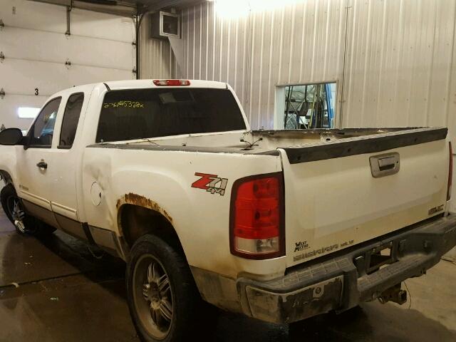 1GTEK19J27Z640671 - 2007 GMC NEW SIERRA WHITE photo 3