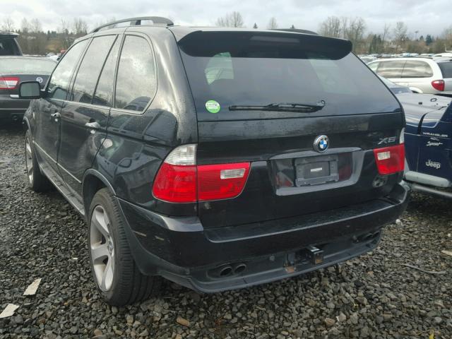 5UXFB53526LV21090 - 2006 BMW X5 4.4I BLACK photo 3