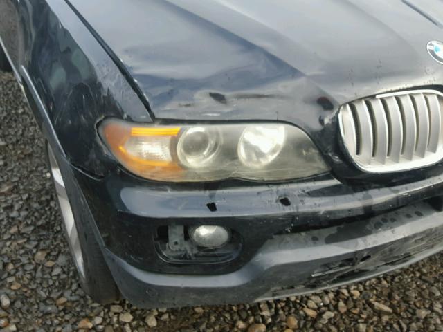 5UXFB53526LV21090 - 2006 BMW X5 4.4I BLACK photo 9