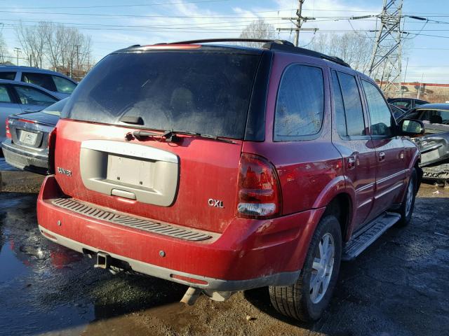 5GADT13S742179872 - 2004 BUICK RAINIER CX RED photo 4