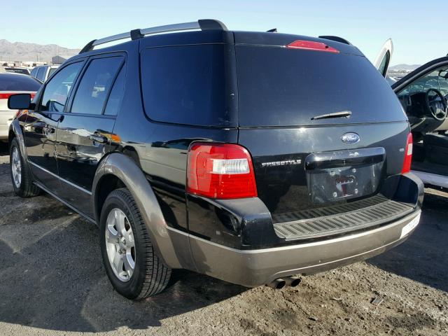 1FMDK02137GA36828 - 2007 FORD FREESTYLE BLACK photo 3