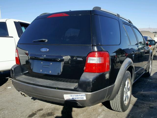 1FMDK02137GA36828 - 2007 FORD FREESTYLE BLACK photo 4