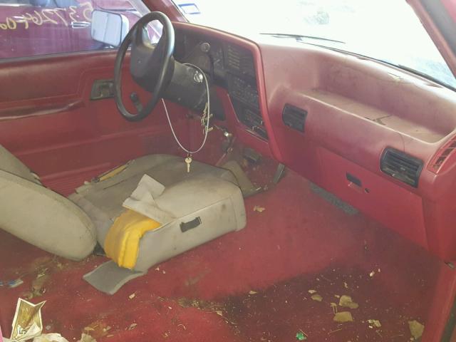 1FTCR10T5LPB10704 - 1990 FORD RANGER RED photo 5