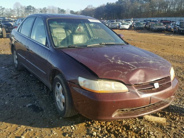 1HGCG1654WA056044 - 1998 HONDA ACCORD EX RED photo 1