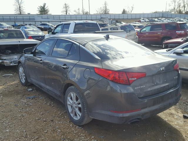 5XXGN4A75DG169390 - 2013 KIA OPTIMA EX BROWN photo 3