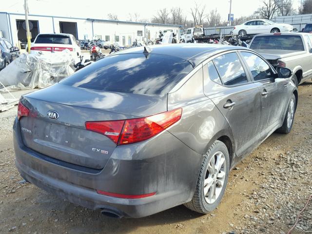 5XXGN4A75DG169390 - 2013 KIA OPTIMA EX BROWN photo 4