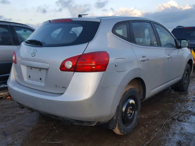 JN8AS58V59W165780 - 2009 NISSAN ROGUE S SILVER photo 4