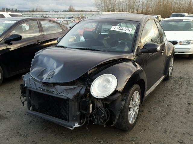 3VWPG31C08M513081 - 2008 VOLKSWAGEN NEW BEETLE BLACK photo 2