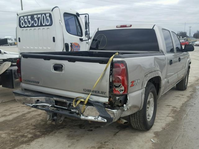 2GCEK13TX41296036 - 2004 CHEVROLET SILVERADO SILVER photo 4