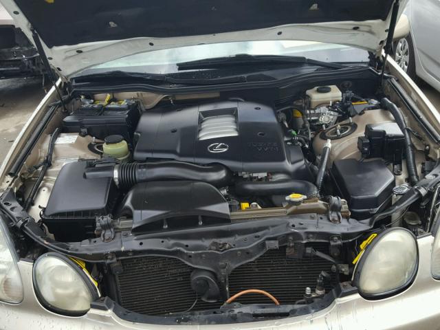 JT8BH68X2Y0022016 - 2000 LEXUS GS 400 GOLD photo 7