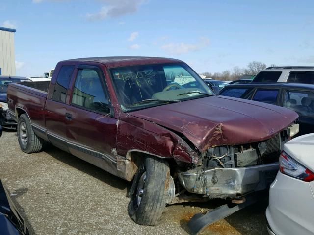 2GTEK19R9T1513960 - 1996 GMC SIERRA K15 BURGUNDY photo 1