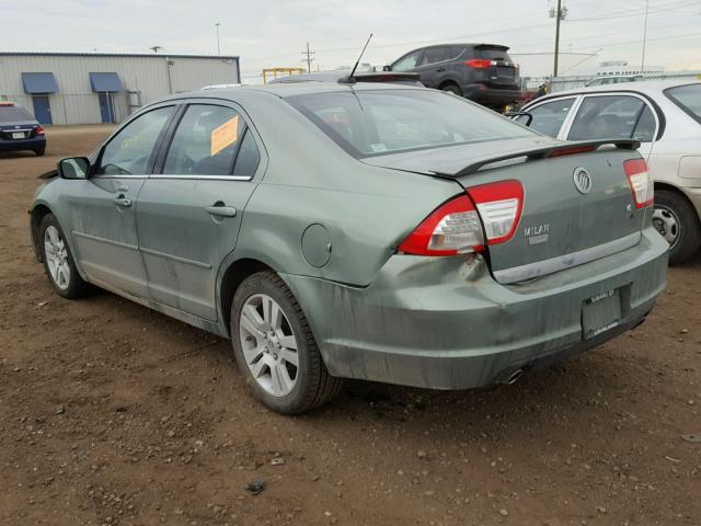 3MEHM08169R621405 - 2009 MERCURY MILAN PREM GREEN photo 3