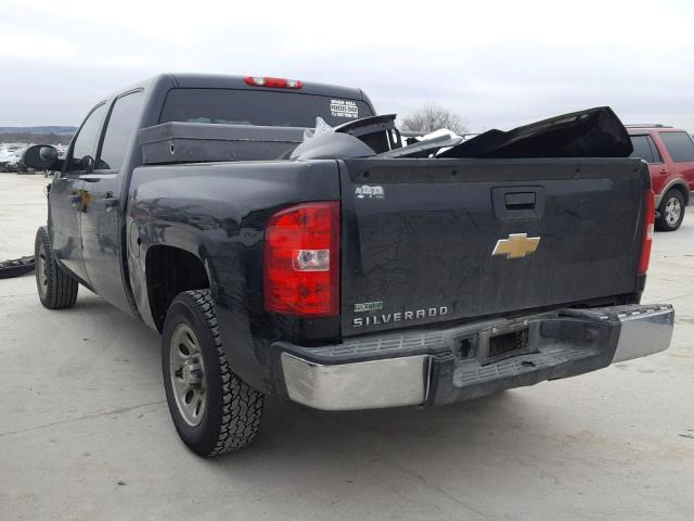 3GCPCPEA7BG255811 - 2011 CHEVROLET SILVERADO BLACK photo 3