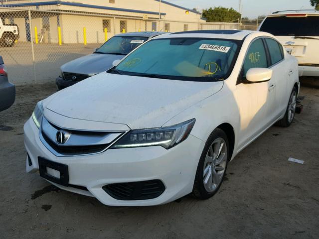 19UDE2F72GA006410 - 2016 ACURA ILX PREMIU WHITE photo 2