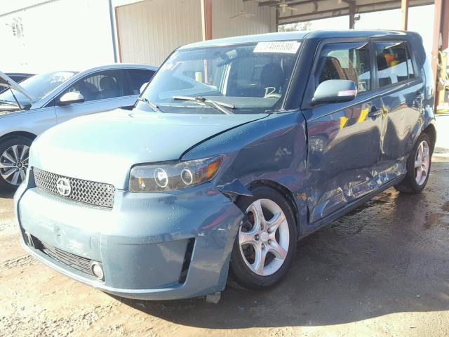 JTLKE50E581007362 - 2008 SCION XB TEAL photo 2