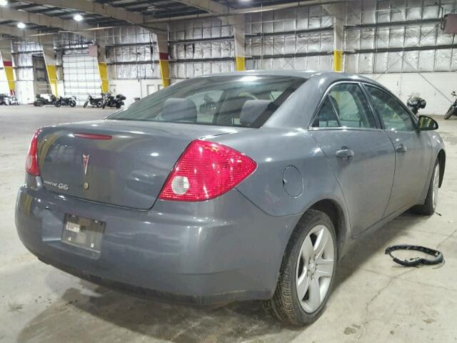 1G2ZG57B784235253 - 2008 PONTIAC G6 BASE CHARCOAL photo 4