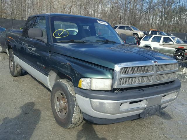 3B7HC12Y21G201043 - 2001 DODGE RAM 1500 GREEN photo 1