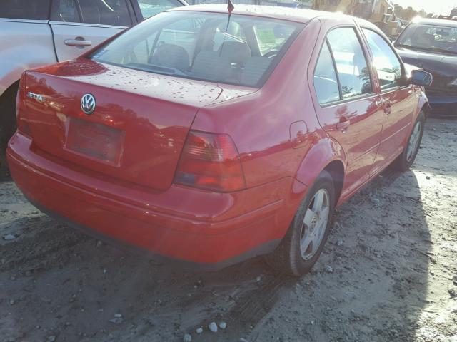 3VWSS29M11M044699 - 2001 VOLKSWAGEN JETTA GLS RED photo 4