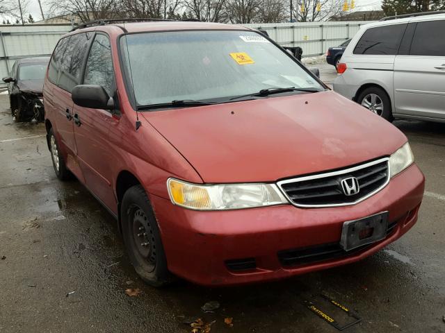 2HKRL18512H519620 - 2002 HONDA ODYSSEY LX RED photo 1