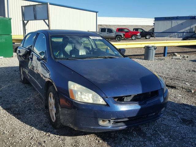 1HGCM66564A023324 - 2004 HONDA ACCORD EX BLUE photo 1