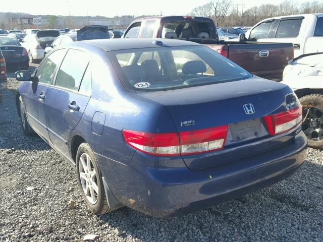 1HGCM66564A023324 - 2004 HONDA ACCORD EX BLUE photo 3