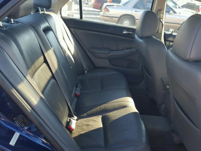 1HGCM66564A023324 - 2004 HONDA ACCORD EX BLUE photo 6