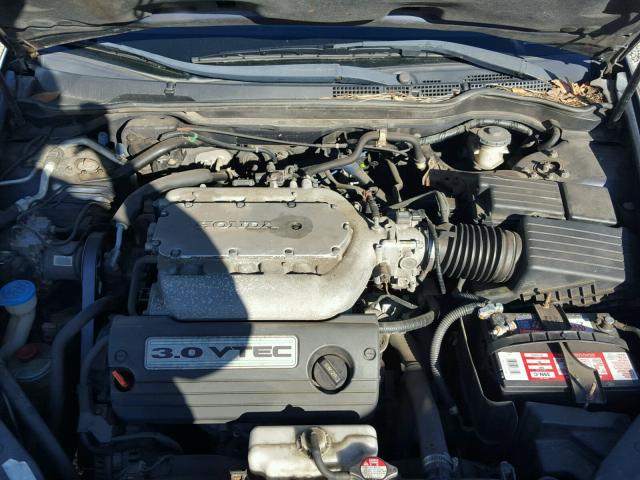 1HGCM66564A023324 - 2004 HONDA ACCORD EX BLUE photo 7