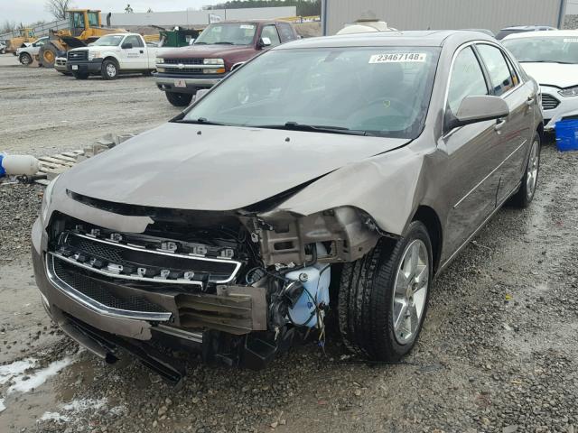 1G1ZD5E06AF325857 - 2010 CHEVROLET MALIBU 2LT GRAY photo 2