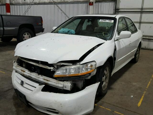 JHMCG55691C026257 - 2001 HONDA ACCORD EX WHITE photo 2