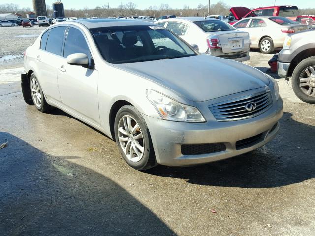 JNKBV61E18M204588 - 2008 INFINITI G35 SILVER photo 1