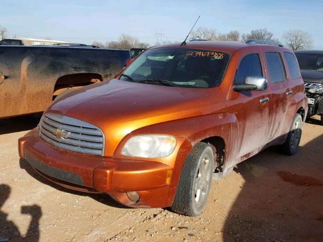 3GNDA23D67S639499 - 2007 CHEVROLET HHR LT ORANGE photo 2