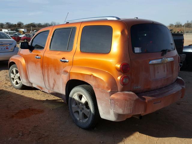 3GNDA23D67S639499 - 2007 CHEVROLET HHR LT ORANGE photo 3