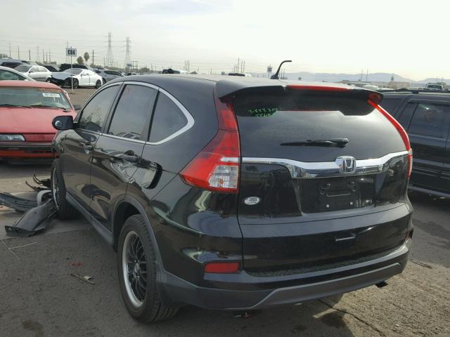 3CZRM3H31FG703441 - 2015 HONDA CR-V LX BLACK photo 3