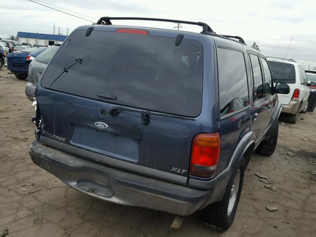 1FMZU73E1YZA51456 - 2000 FORD EXPLORER X BLUE photo 4