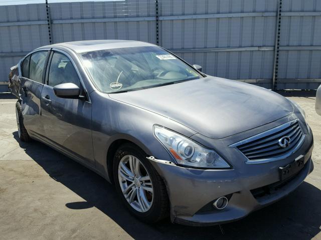 JN1CV6AP8FM500134 - 2015 INFINITI Q40 GRAY photo 1