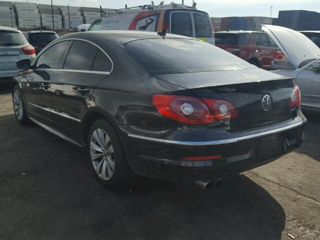 WVWMP7AN5AE534440 - 2010 VOLKSWAGEN CC SPORT BLACK photo 3