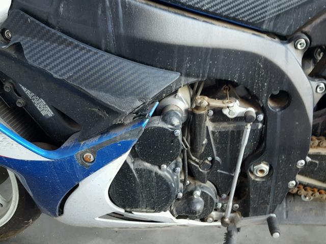 JS1GN7FAXD2100572 - 2013 SUZUKI GSX-R600 BLUE photo 9