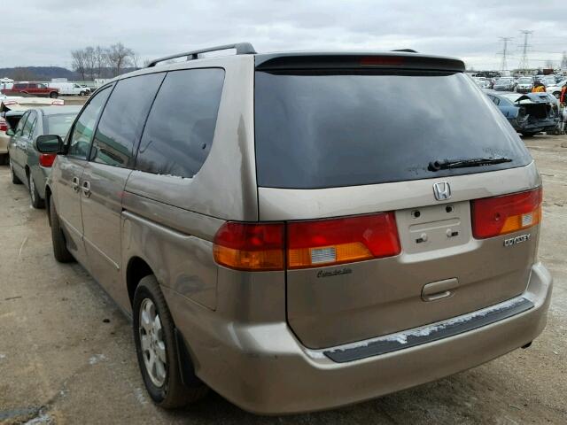 5FNRL18944B041892 - 2004 HONDA ODYSSEY EX BEIGE photo 3