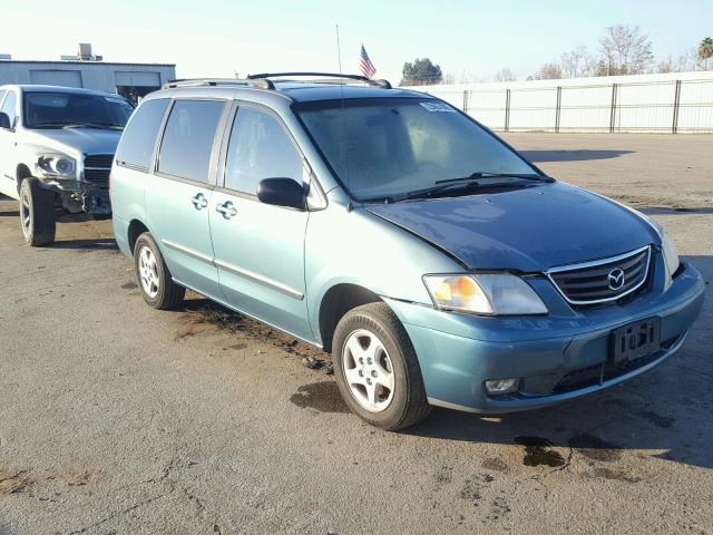 JM3LW28G9Y0150961 - 2000 MAZDA MPV WAGON GREEN photo 1