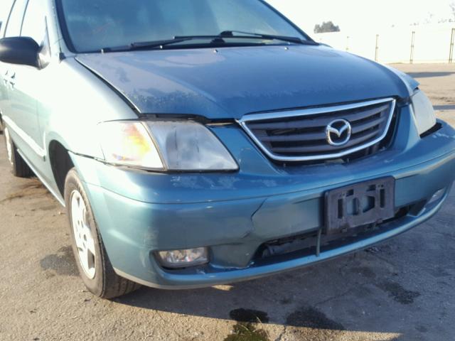 JM3LW28G9Y0150961 - 2000 MAZDA MPV WAGON GREEN photo 9