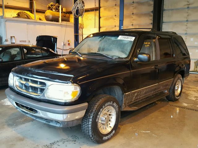 1FMZU34E8WUA42027 - 1998 FORD EXPLORER BLACK photo 2