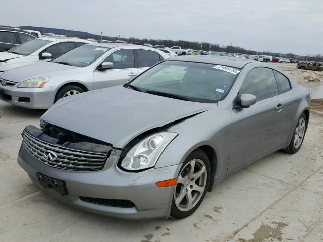 JNKCV54E56M700940 - 2006 INFINITI G35 GRAY photo 2