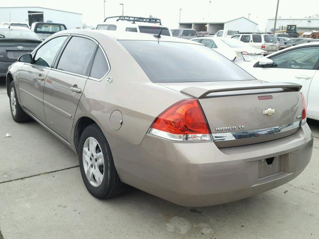 2G1WB58K979104888 - 2007 CHEVROLET IMPALA LS BROWN photo 3