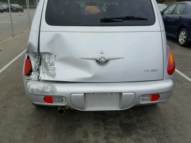 3C8FY68805T551599 - 2005 CHRYSLER PT CRUISER SILVER photo 9