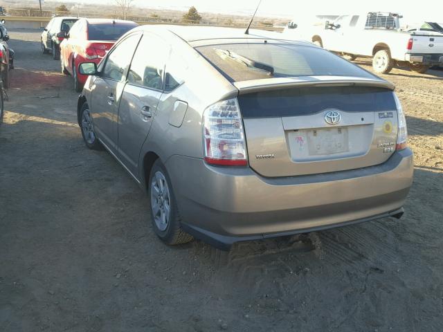 JTDKB20U177615434 - 2007 TOYOTA PRIUS GOLD photo 3