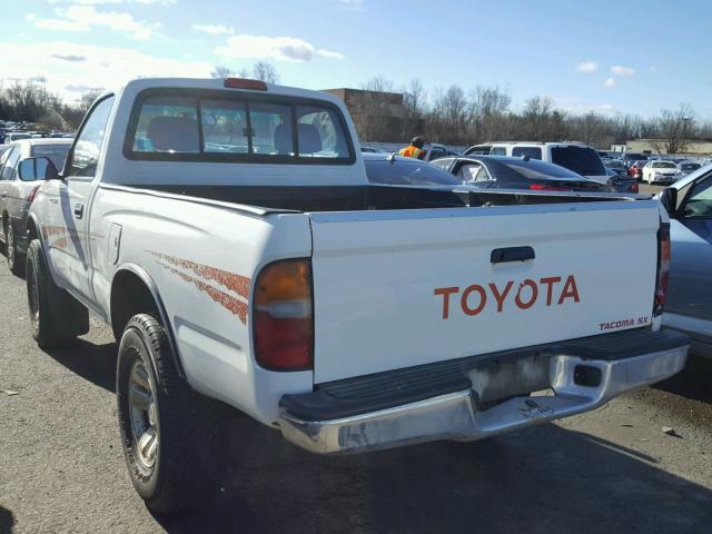 4TAUN61C1SZ059387 - 1995 TOYOTA TACOMA WHITE photo 3