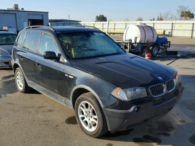 WBXPA73455WC49066 - 2005 BMW X3 2.5I BLACK photo 1