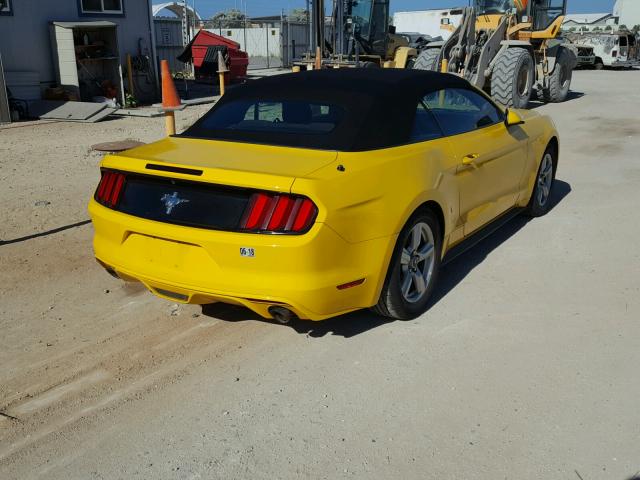 1FATP8EM6G5328741 - 2016 FORD MUSTANG YELLOW photo 4